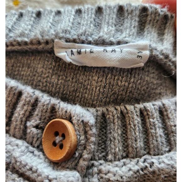 Jamie Kay 3T Gray Laurel Knit Sweater Unisex Fall Winter - D4 - Picture 2 of 3
